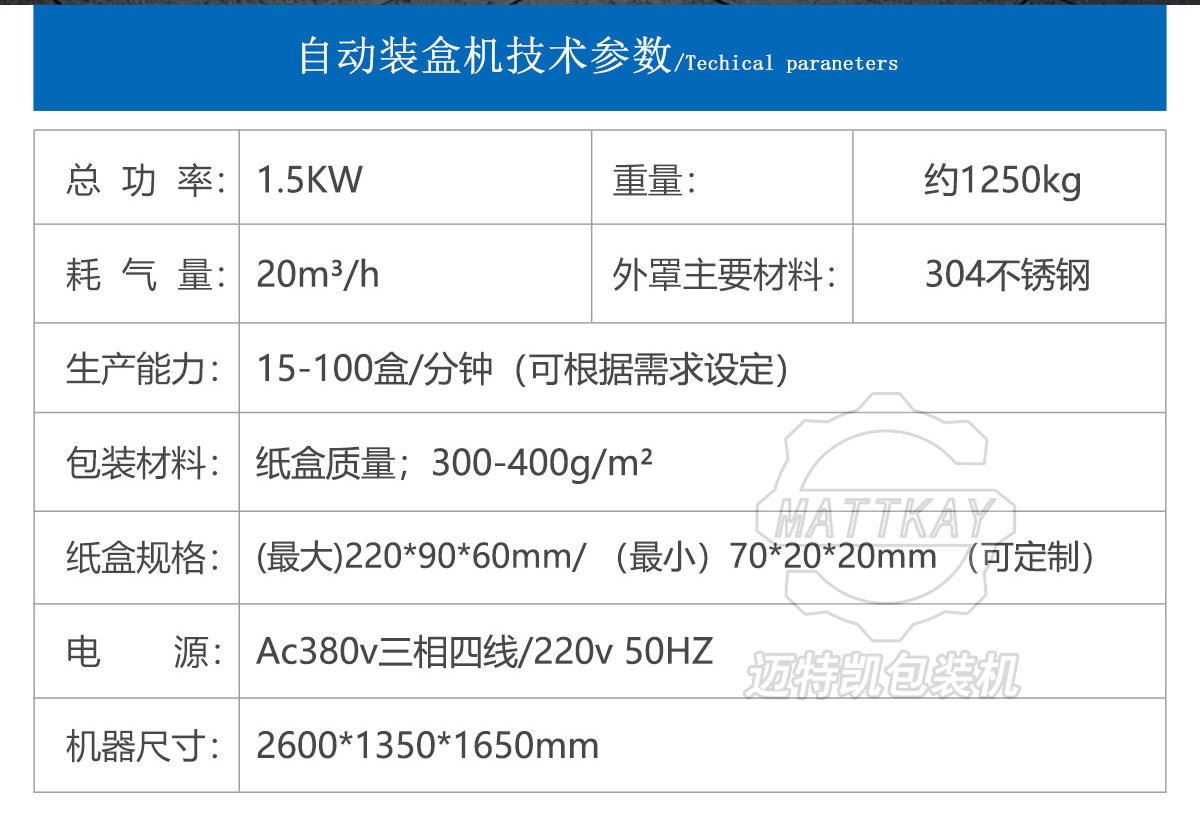 退熱貼裝盒機參數